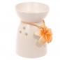 Preview: Duftlampe Orange Flower aus Keramik